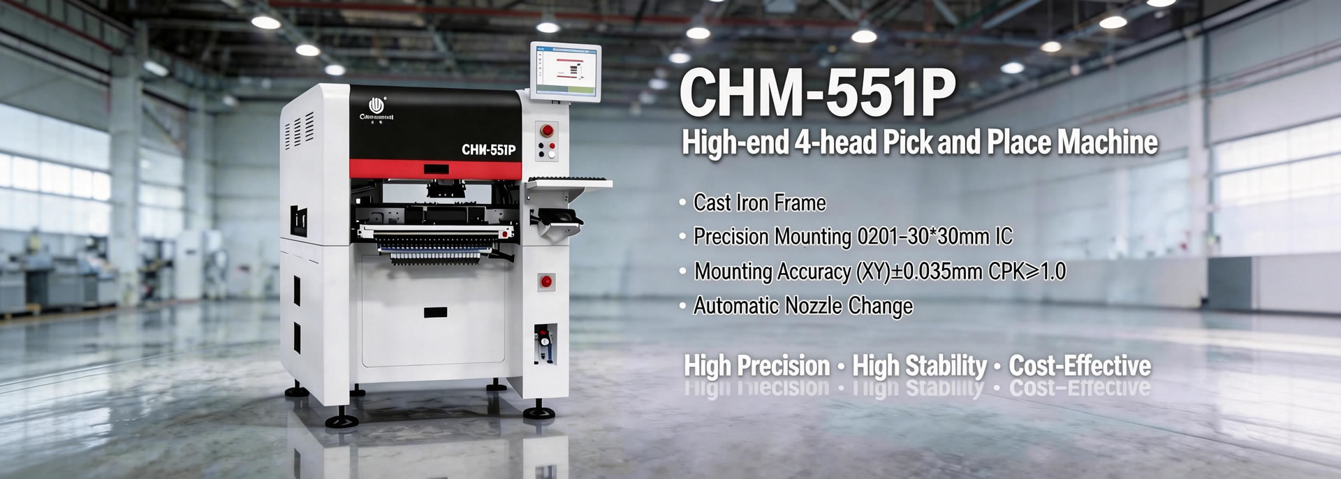 คุณภาพ เลือกและวางเครื่อง SMT โรงงาน