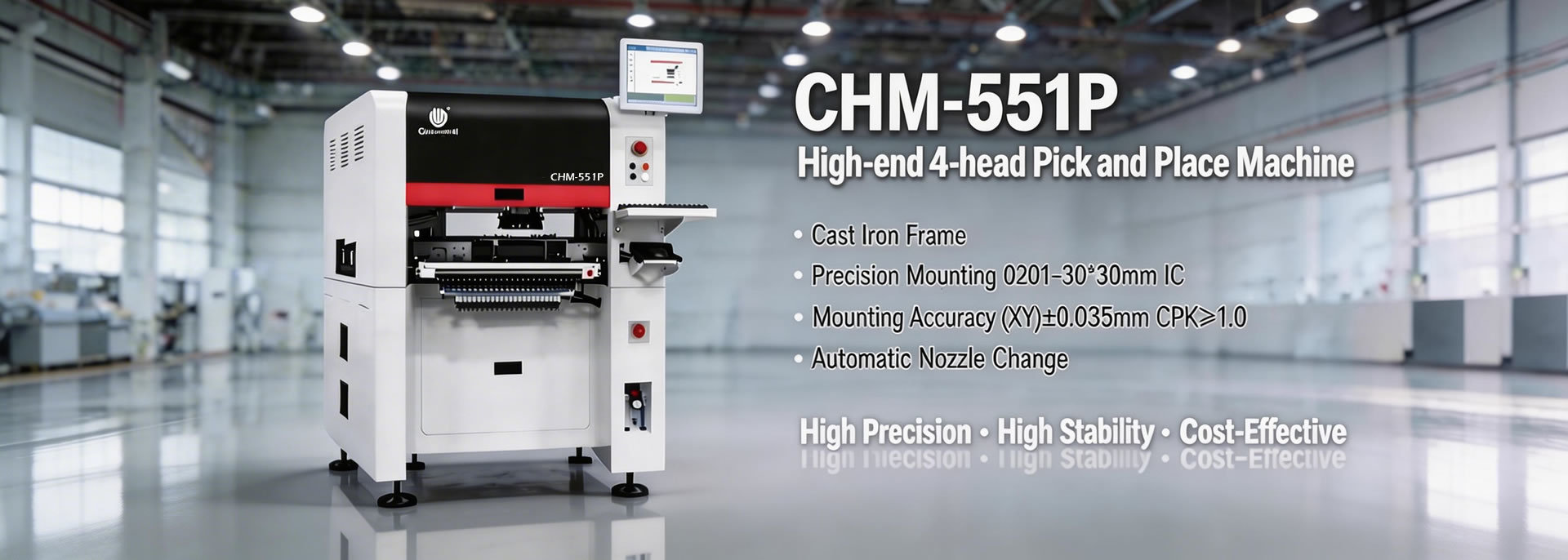 คุณภาพ เลือกและวางเครื่อง SMT โรงงาน