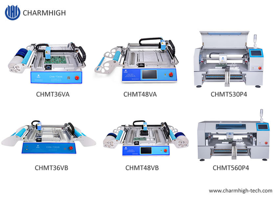 6 ชนิดเดสก์ท็อป SMT Electronics เลือกและวางเครื่อง Charmhigh