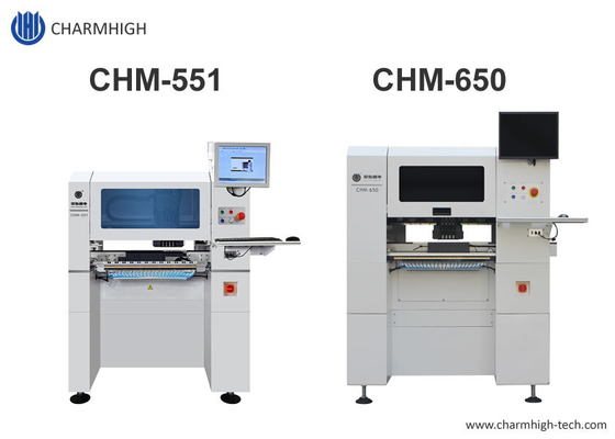 Charmhigh ความแม่นยําสูง 4 หัว SMT เลือกและวางเครื่องจักร อัตโนมัติ Nozzle เปลี่ยน CPKCPK≥1.0