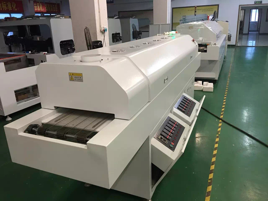 เตาอบ Reflow CHM-6635 6 โซนอุณหภูมิ (บน 6 + ล่าง 6) 2200*350mm เครื่องบัดกรี Reflow SMT