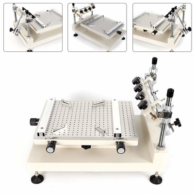 เครื่องพิมพ์ลายฉลุความแม่นยำสูงเครื่องพิมพ์ไหม 3040 ทำงานร่วมกับ SMT Pick And Place Machine