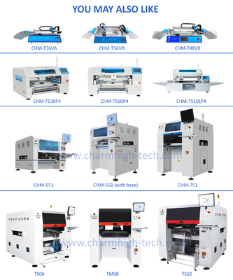 Charmhigh CHM551 SMD Pick And Place Machine ความแม่นยําสูงสําหรับ 0201 / QFN / BGA
