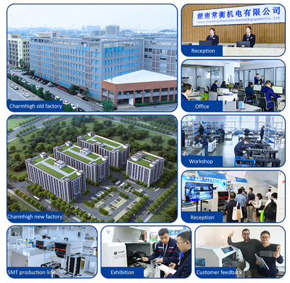 Genius 4 Head Desktop SMT Pick Place Machine พร้อมเครื่องให้อาหาร 50 เครื่อง CHM-551