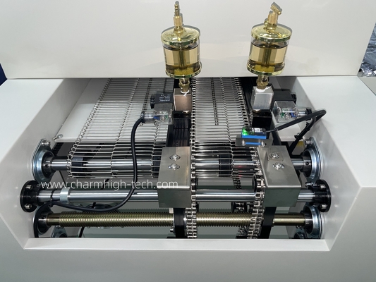 เตาอบรีโฟลว์แบบไร้สารตะกั่ว CHM-PC6635 Rail + PC Control ขนาด 2200*350mm 6 โซนอุณหภูมิ เครื่องบัดกรี