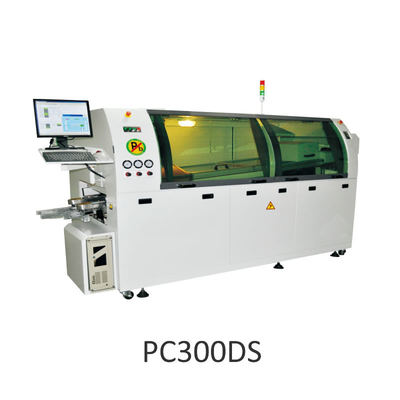 เครื่องเชื่อมคลื่นไร้สารนํา PC250DS, PC300DS, PC350DS สําหรับสายการผลิต PCB DIP