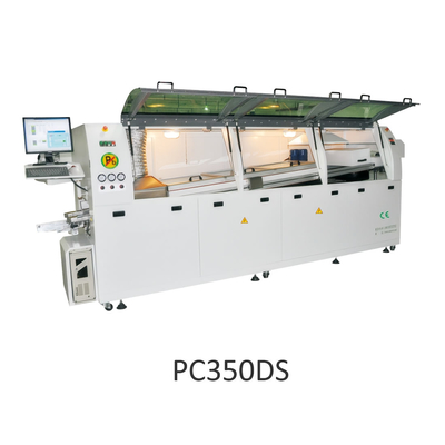 เครื่องเชื่อมคลื่นไร้สารนํา PC250DS, PC300DS, PC350DS สําหรับสายการผลิต PCB DIP