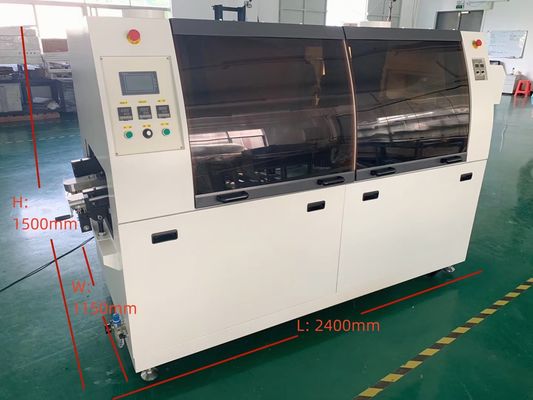 เครื่องบัดกรีแบบคลื่นอัตโนมัติไร้สารตะกั่ว Charmhigh 250DS สำหรับการประกอบ PCB