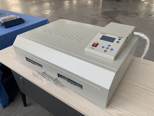 ความแม่นยําสูง 0201 Desktop PCB สายประกอบ 4 หัว CHM-551 SMD หักและวางเครื่อง Reflow Oven
