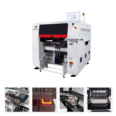 เครื่องผลิต PCB TS10 เครื่องผลิตอิเล็กทรอนิกส์ความเร็วสูง เครื่องผลิต PCB ทํา SMD SMT เครื่องเลือกและวาง