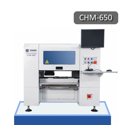 อัตโนมัติ PCB Rail ความละเอียดสูง 0201 Desktop SMT Pick and Place Machine 4 หัว CHM-650