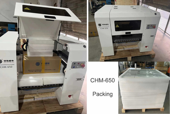 อัตโนมัติ PCB Rail ความละเอียดสูง 0201 Desktop SMT Pick and Place Machine 4 หัว CHM-650