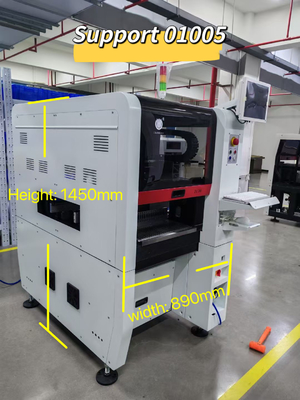 เครื่องสับสนอุตสาหกรรม SMD Pick and Place Machine TC06 ชิปมอนเตอร์สําหรับสายประกอบ PCB