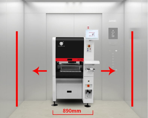 เครื่องสับสนอุตสาหกรรม SMD Pick and Place Machine TC06 ชิปมอนเตอร์สําหรับสายประกอบ PCB