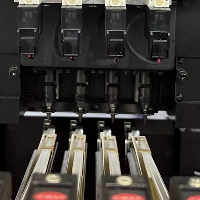 อุตสาหกรรมความแม่นยําสูง 4 หัว Pick จุดเครื่องกับอัตโนมัติ Changer, การสนับสนุน 0201 BGA