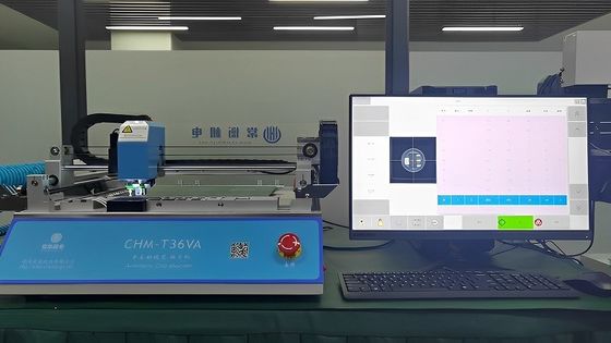 เครื่องพิมพ์ลายฉลุ SMT Line ขนาดเล็ก / เครื่องเลือกและวาง CHMT36VA / เตาอบ Reflow 420