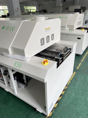 CHM-PC850 เปลือกหลอมหลอมขนาดใหญ่ไร้หมู 8 โซน รถไฟฟ้าอัตโนมัติเต็ม + การควบคุม PC 3150x500 มม.