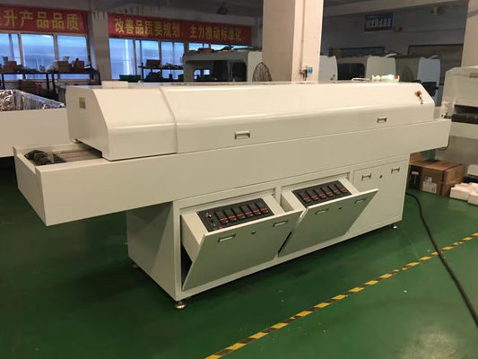 เตาอบ Reflow CHM-6635 6 โซนอุณหภูมิ (บน 6 + ล่าง 6) 2200*350mm เครื่องบัดกรี Reflow SMT