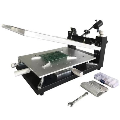 เครื่องพิมพ์สกรีน SMT แบบตั้งโต๊ะสำหรับประกอบ PCB สองด้าน, การพิมพ์วางประสาน 300×400 มม.