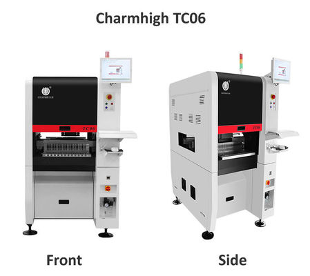 เครื่องติดตั้งแบบ SMT ความเร็วสูง 6 หัวรุ่น TC06 พร้อมแพลตฟอร์มเหล็กหล่อในตัว