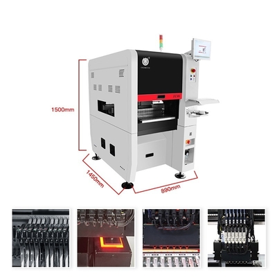 เครื่องวางและติดตั้งแบบ 6 หัวรุ่น TC06 ระดับไฮเอนด์ ประกอบ PCB อัตโนมัติเต็มรูปแบบ
