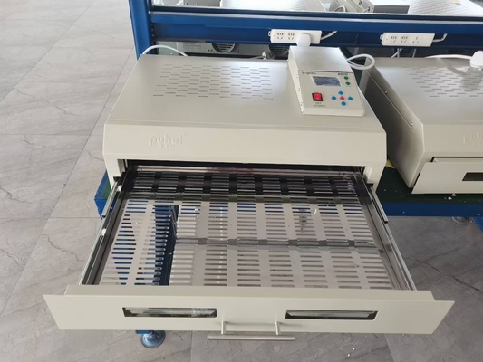 พื้นที่ผสมผสานขนาดใหญ่ T962C SMT รถอบอัดกลับ อินฟราเรด IC Heater 2500w เครื่องผสมผสาน LED