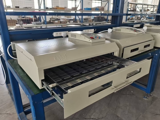 T962C พร้อมไอเสีย 2500w SMT เตาอบ Reflow 400 * 600 มม. เครื่องทำความร้อน IC อินฟราเรด BGA SMD SMT เครื่องทำความร้อน