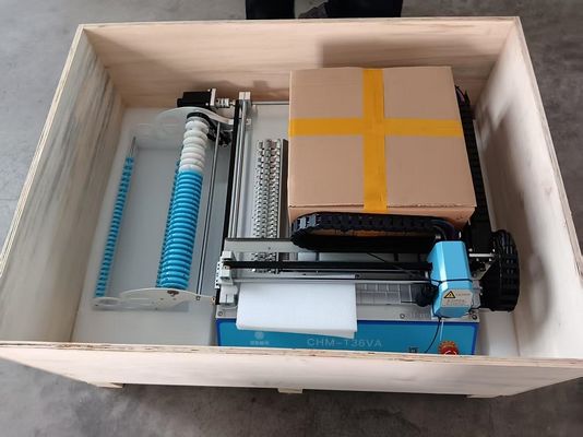 CHMT36VA SMT เครื่องเลือกและวาง 2 หัว 29 Feeders การควบคุม PC