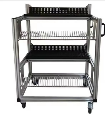 รถเข็นป้อนเก็บของ NXT อัลลอยด์อลูมิเนียม สำหรับเครื่อง FUJI NXT Electric Feeder Charmhigh SMT
