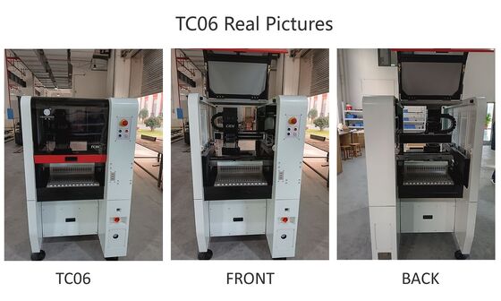 ขายดีที่สุด 6 หัว TC06 เครื่องเลือกและวาง เครื่องรางเหล็กเหล็ก SMT ชิปมอนเตอร์