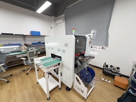6 หัว TC06 สายการผลิต SMT ครึ่งอัตโนมัติสําหรับ PCB การประกอบและ PCBA การผลิต