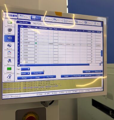 มหาวิทยาลัย PCB SMD Pick And Place Machine อัตโนมัติเต็มด้วยฐาน CHM-551