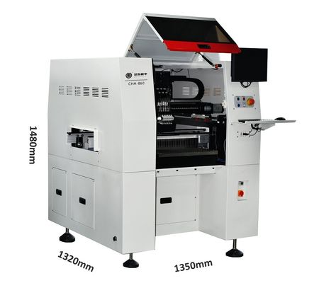อัตโนมัติเต็ม 6 หัว 60 เครื่องให้อาหาร SMT เครื่องเก็บและวาง TM06 CPK≥1.0