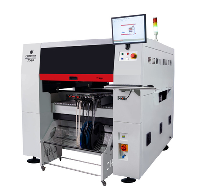 อัตโนมัติครบ 10 หัว SMT SMD Pick And Place Machine 01005 เครื่องผลิต PCBA