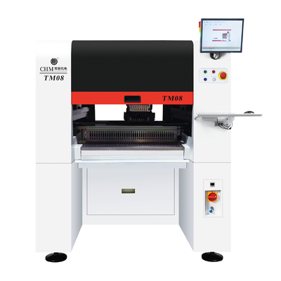 ชาร์มไฮ TM08 เครื่องผลิต PCBA SMT Pick And Place Machine 8 หัว 80 เครื่องให้อาหาร