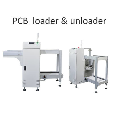 Full-automatic SMT Production PCB Loader Unloader with PLC Control System and SMEMA Interface Compatibility