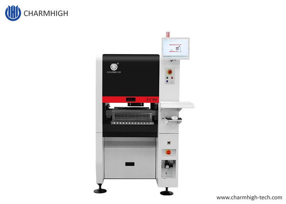 การออกแบบที่แคบ โมดูล TC06 ความแม่นยำสูง เครื่อง SMT Pick and Place 6 หัว รองรับ 01005