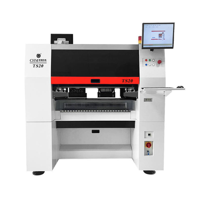 20 หัว Double-arm Dual-lane ความเร็วสูง TS20 อัตโนมัติ SMT Pick and Place Machine PCB การประกอบ