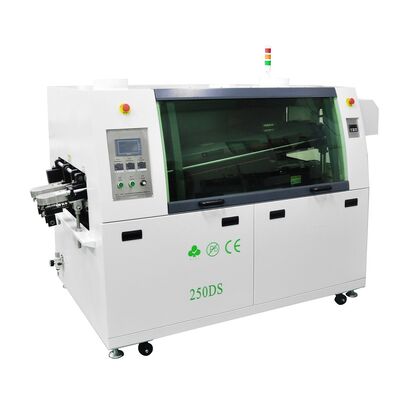 เครื่องบัดกรีแบบคลื่นอัตโนมัติไร้สารตะกั่ว Charmhigh 250DS สำหรับการประกอบ PCB