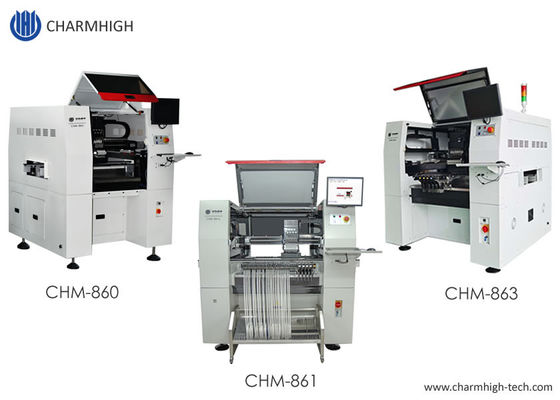 Charmhigh 3 ประเภท SMT Pick and Place Machine PCB Assembly Line BGA 0201