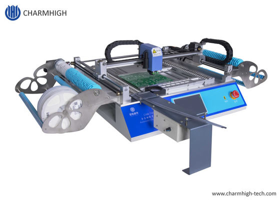 CHMT48VB Dual Side 58 Feeders 2 กล้องเดสก์ท็อป SMT Pick And Place Machine