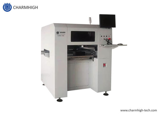 เครื่องหยิบและวาง SMT 6 หัว CHM-750 เปลี่ยนหัวฉีดอัตโนมัติ 0201 สมบูรณ์แบบ