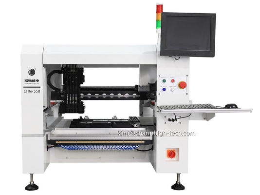 CHM-550 4 หัว 50 เครื่องป้อน SMT เครื่องคัดแยกและวาง 0201 เปลี่ยนหัวฉีดอัตโนมัติ